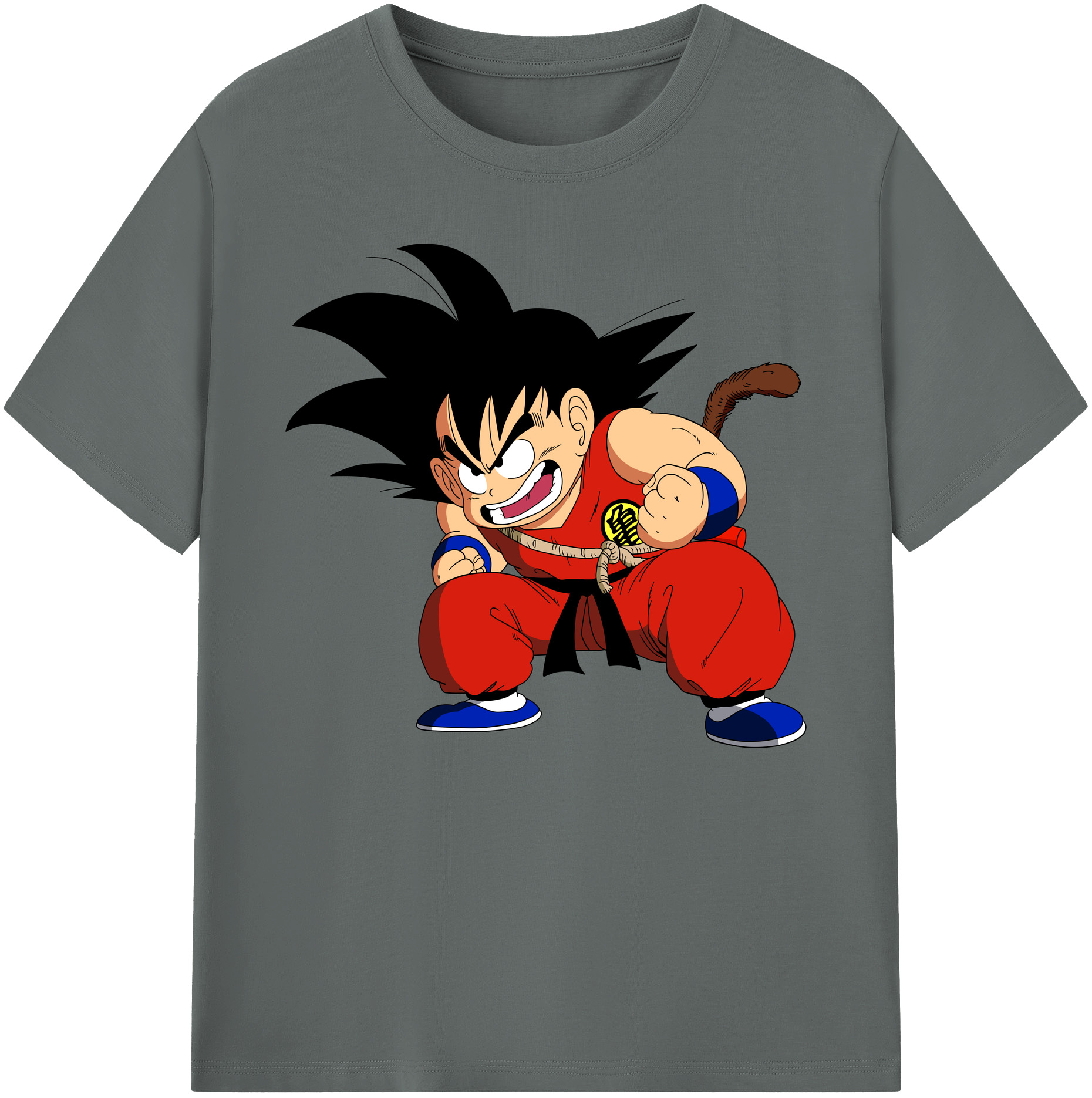 （画像用） ドラゴンボール 孫悟空（そん ごくう）Son Goku カカロット DRAGON BALL Kakarotto 綿100％ メンズ半袖Tシャツ｜肌触りやわらか＆通気性